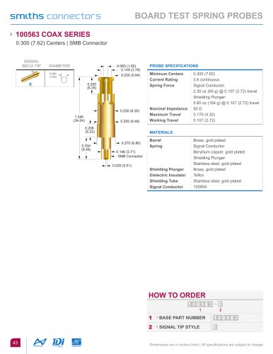 100563 Coax Series