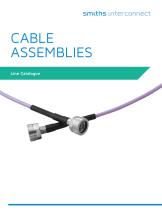 Cable Assembly Catalog (Semi-Rigid-Conformable-Flexible)