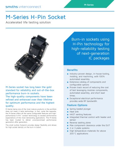 M-Series H-Pin® Socket