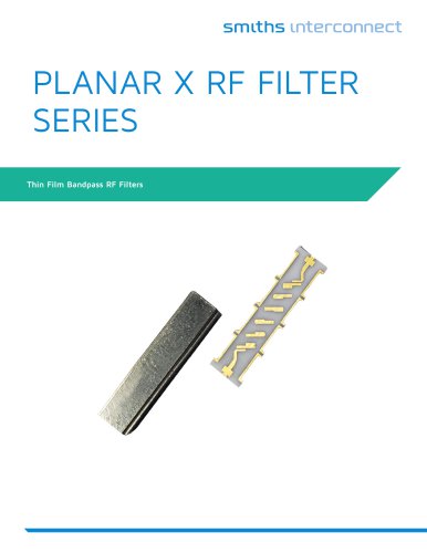 Planar X RF Filters