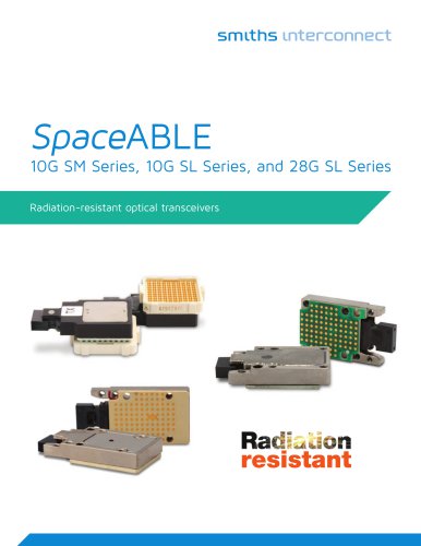 SpaceABLE Radiation-resistant optical transceivers