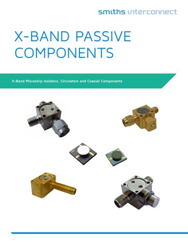 X Band Passive Components Brochure