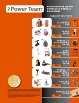 PROFESSIONAL GRADE HYDRAULIC TOOLS & EQUIPMENT