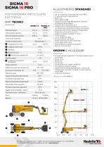 SIGMA 16 scheda tecnica - 2