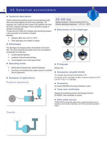 AS spherical accumulators