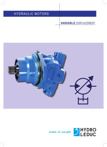 Hydraulic motors - Variable displacement