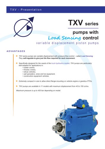 TXV series pumps