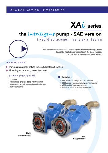 XAi series pumps | SAE version