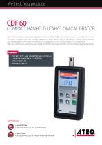 Leak/Flow calibrator CDF 60