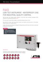 Weatherproof leak tester | F610