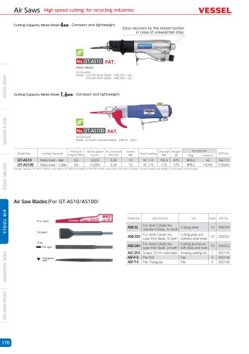 GENERL CATALOGUE(2017-2018) Air Saws / Air Drills