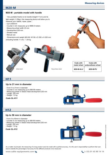 Measuring devices