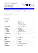 RTD temperature sensor for food and pharmacy-TM1601