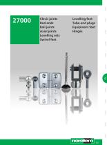 Joints - Height adjusting elements - Feet - Hinges