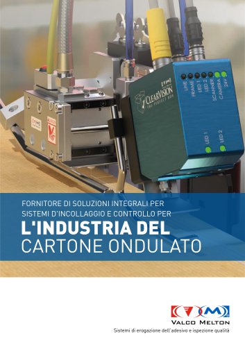 Fornitore di soluzioni integrali per sistemi d'incollaggio e controllo per l'industria del cartone ondulato