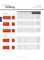 7° taper drilling rod and bit