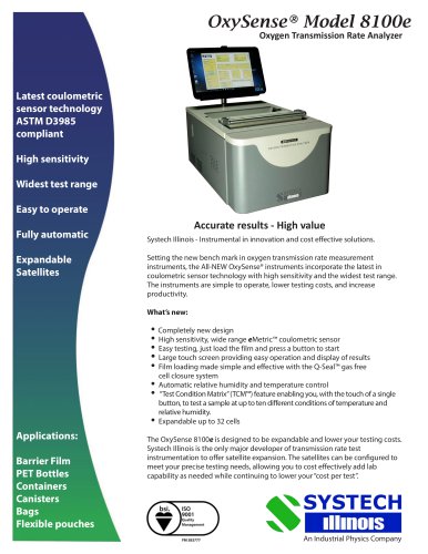 OxySense® Model 8100e