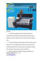 PENN PC-1318SS stone cnc router for stone engraving