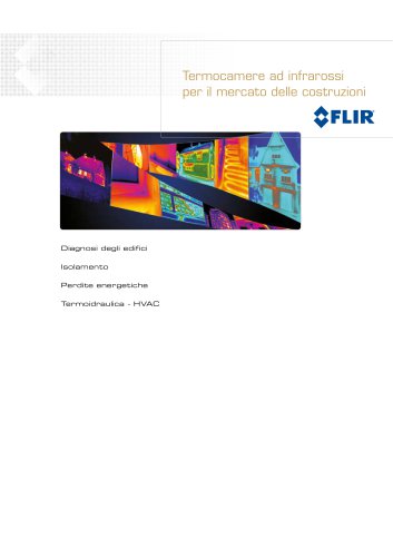 Termocamere per il mercato delle costruzioni ed il risparmio energetico