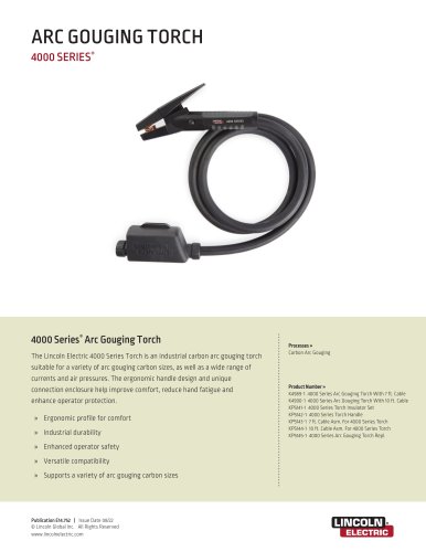 ARC GOUGING TORCH