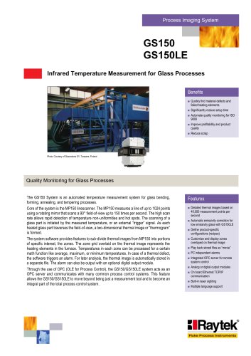 GS150/GS150LE Infrared Temperature Measurement for  Glass Processes