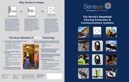 Sensear Brochure