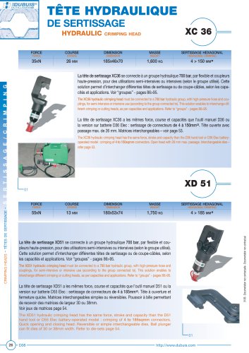 C36 - Hydraulic crimping head