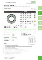 Data sheet software VELOX