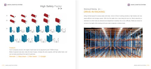 Heavy Duty Warehouse Drive In Rack