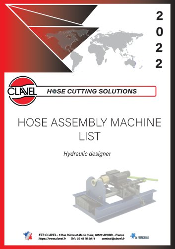 HOSE ASSEMBLY MACHINE LIST