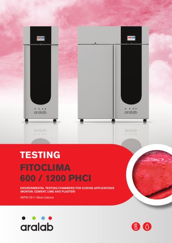 Curing chambers - 600/1200 PHCI