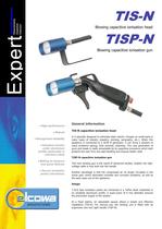 Blowing capacitive ionisation head TIS-N         Blowing capacitive ionisation gun TISP-N