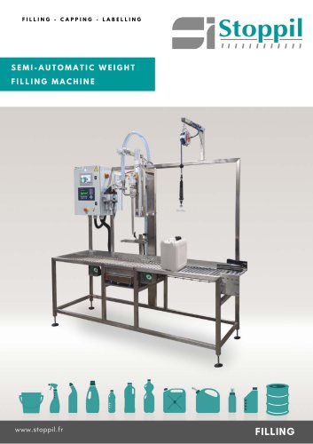 Weight semi automatic filling machine