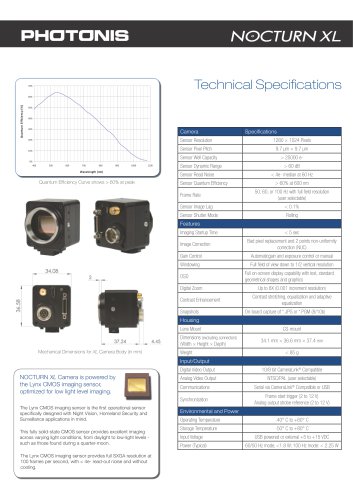 NOCTURN XL Specification