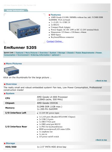 EMRUNNER 5205