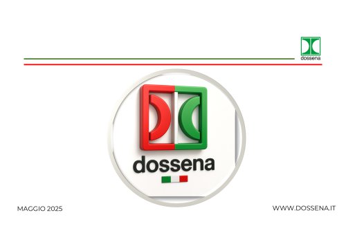 DOSSENA - PRESENTAZIONE PRODOTTI