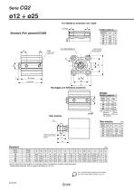 Cilindro compatto Serie CQ2 - 10