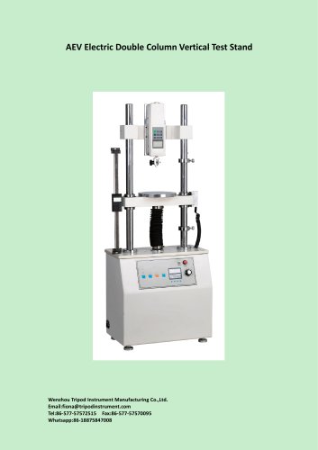 AEV electric vertical test stand for destructive test/Wenzhou Tirpod/Measuring instrument