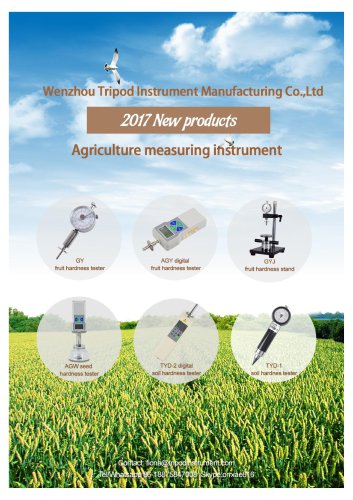 NEW!Agricultural measuring instrument/fruit hardness tester soil hardness tester/Wenzhou tripod instrument