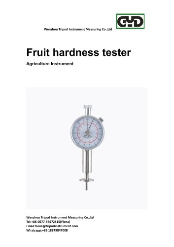 New!Analog fruit hardness tester agriculture instrument /Tripod