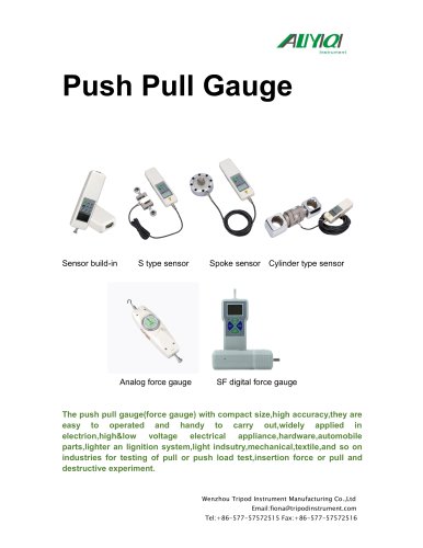 pull push force gauge digital dynamometer/NK SF HF series/Wenzhou Tripod manufacturer of measuring instrument