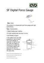 SF digital force gauge dynamometer for testing pull or push load test