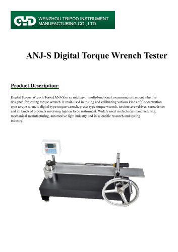 Tripod instrument/digital torque wrench/ANJ-S