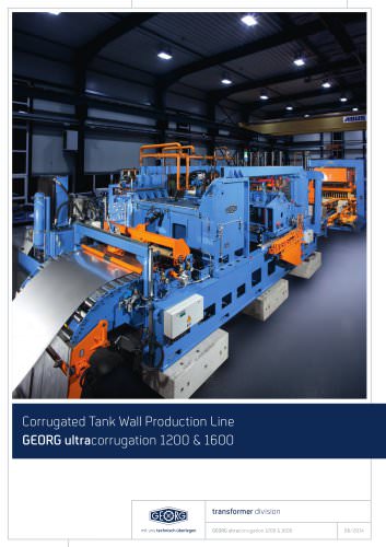 GEORG ultracorrugation 1200 & 1600