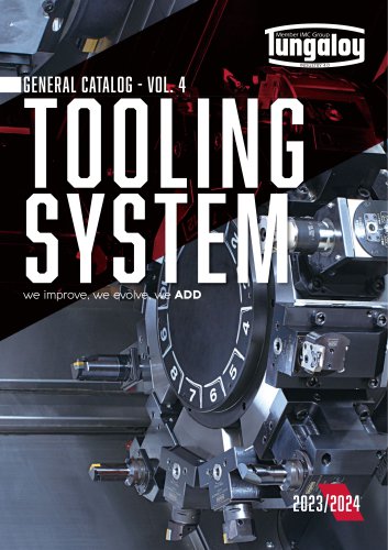 GENERAL CATALOG - VOL. 4 TOOLING SYSTEM