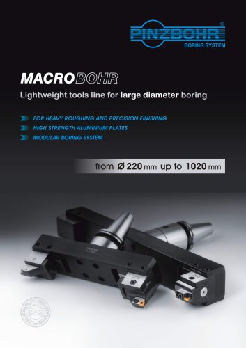 Lightweight tools line for large diameter boring