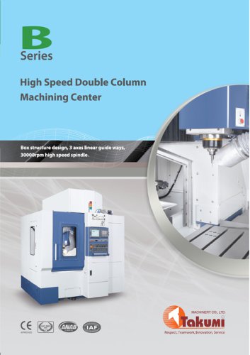 High Speed Bridge Machining Center - B Series