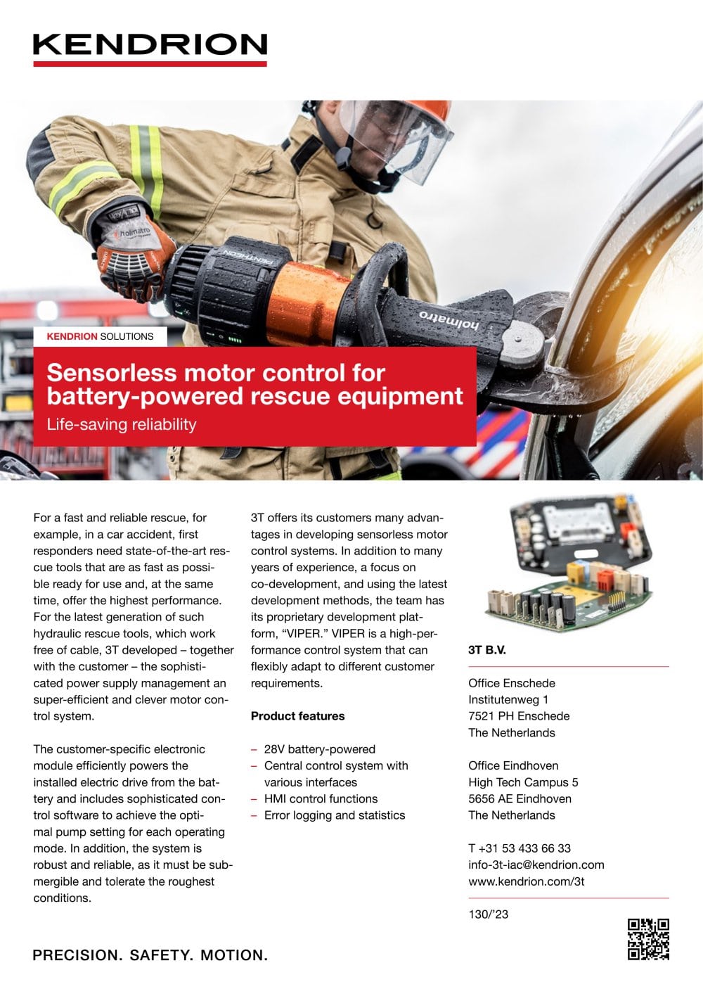Application report | VIPER - motor control solution  - Kendrion