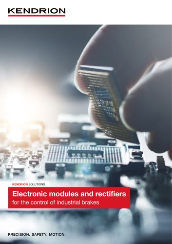 Brochure | Electronic Modules & Rectifiers