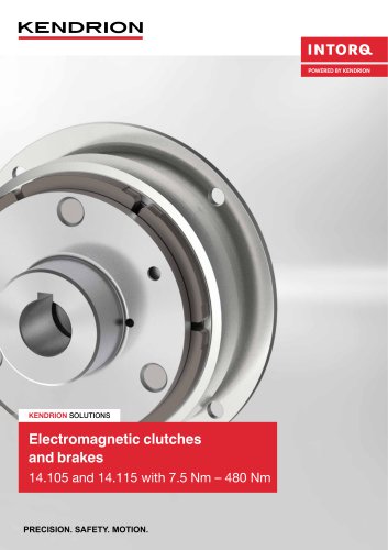 Brochure | INTORQ 14.105 & 14.115 | Spring-clutch brake